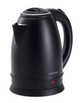 Чайник электрический Starwind SKS2051 1.8л. 1800Вт черный корпус: металл/пластик - купить недорого с доставкой в интернет-магазине