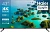 Телевизор LED Haier 43" LED S2 Frameless черный 4K Ultra HD 60Hz MEMC DVB-T DVB-T2 DVB-C DVB-S DVB-S2 USB WiFi Smart TV (RUS)