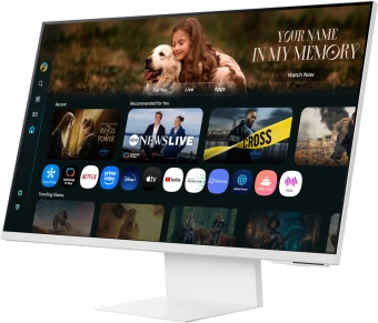 Монитор Samsung 32" S32FM803UIXCI белый VA LED 16:9 HDMI M/M Cam матовая HAS 3000:1 400cd 178гр/178гр 3840x2160 60Hz 4K USB 7кг - купить недорого с доставкой в интернет-магазине