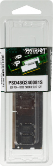 Память DDR4 8GB 2400MHz Patriot PSD48G240081S RTL PC4-19200 CL17 SO-DIMM 260-pin 1.2В single rank Ret - купить недорого с доставкой в интернет-магазине