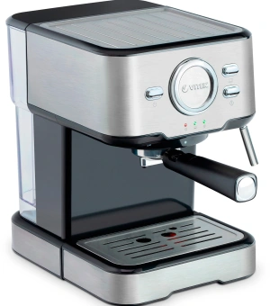 Кофеварка рожковая Vitek VT-1520 850Вт серебристый - купить недорого с доставкой в интернет-магазине