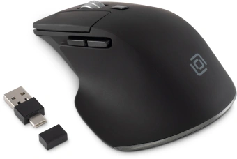 Мышь Оклик 503MW черный оптическая 2400dpi silent беспров. BT/Radio USB для ноутбука 6but (1885274) - купить недорого с доставкой в интернет-магазине