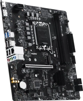 Материнская плата MSI PRO H610M-B Soc-1700 Intel H610 2xDDR5 mATX AC`97 8ch(7.1) GbLAN+HDMI+DP - купить недорого с доставкой в интернет-магазине
