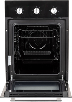 Духовой шкаф Электрический Lex EDM 4570 BL стекло черное - купить недорого с доставкой в интернет-магазине