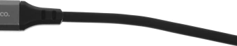 Кабель Hoco X86 iP Spear PD X86 IP USB Type-C (m)-Lightning (m) 1м черный коробка - купить недорого с доставкой в интернет-магазине