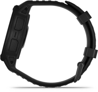 Смарт-часы Garmin Instinct 2 Solar 45мм 0.9" AMOLED корп.черный силикон рем.черный (010-02627-03) - купить недорого с доставкой в интернет-магазине
