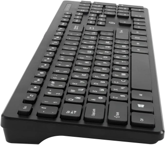 Клавиатура Оклик K733 черный USB slim Multimedia - купить недорого с доставкой в интернет-магазине