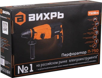 Перфоратор Вихрь П-750 патрон:SDS-plus уд.:2.8Дж 750Вт - купить недорого с доставкой в интернет-магазине
