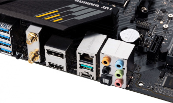Материнская плата Asus TUF GAMING B550M-PLUS WIFI II Soc-AM4 AMD B550 4xDDR4 mATX AC`97 8ch(7.1) 2.5Gg RAID+HDMI+DP - купить недорого с доставкой в интернет-магазине