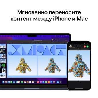 Ноутбук Apple MacBook Air A2681 M2 8 core 8Gb SSD512Gb/8 core GPU 13.6" IPS (2560x1664)/ENGKBD macOS midnight WiFi BT Cam (MLY43PA/A) - купить недорого с доставкой в интернет-магазине