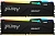 Память DDR5 2x32GB 5200MHz Kingston KF552C40BBAK2-64 Fury Beast RGB RTL Gaming PC5-41600 CL40 DIMM 288-pin 1.25В kit single rank с радиатором Ret