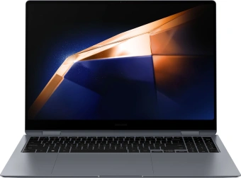 Ноутбук Samsung Galaxy Book 4 Pro 360 NP964 Core Ultra 7 155H 32Gb SSD1Tb Intel Arc 16" AMOLED Touch 2.8K (2880x1800) Windows 11 Pro grey WiFi BT Cam (NP964QGK-KG1US) - купить недорого с доставкой в интернет-магазине