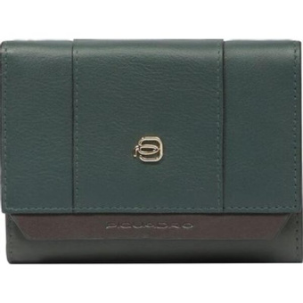 Кошелек женский Piquadro Patricia PD5216W140R/VE зеленый натур.кожа - купить недорого с доставкой в интернет-магазине