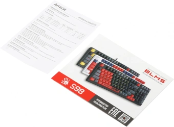 Клавиатура A4Tech S98 механическая желтый USB for gamer LED (SPORTS LIME) кабель 1.8м - купить недорого с доставкой в интернет-магазине