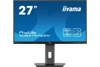 Монитор Iiyama 27" ProLite XUB2797QSNP-B1 черный IPS LED 16:9 HDMI M/M матовая HAS Piv 1300:1 300cd 178гр/178гр 2560x1440 100Hz DP Quad HD 2K (1440p) USB 6.1кг - купить недорого с доставкой в интернет-магазине