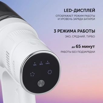 Пылесос Polaris FusionPro PVCS 4010 450Вт белый - купить недорого с доставкой в интернет-магазине