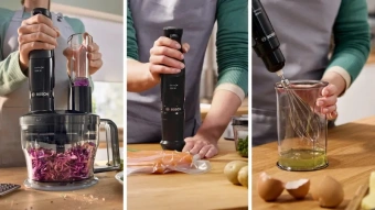Блендер погружной Bosch MSM4B610 1000Вт черный - купить недорого с доставкой в интернет-магазине