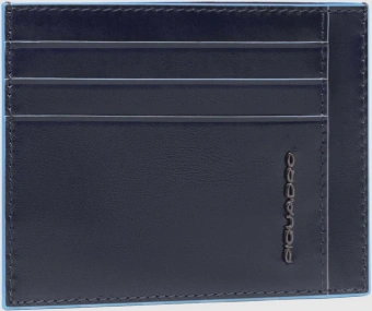 Чехол для кредитных карт Piquadro Blue Square PP2762B2R/BLU2 синий натур.кожа - купить недорого с доставкой в интернет-магазине