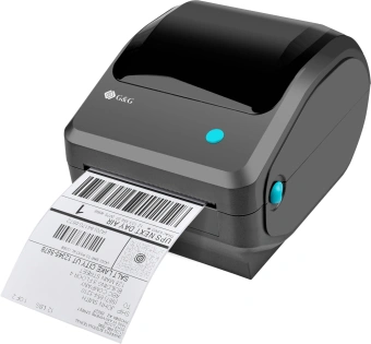 Термопринтер G&G GG-D410 203dpi 152мм/с/USB для печ.накл. черный - купить недорого с доставкой в интернет-магазине