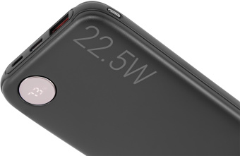 Мобильный аккумулятор Digma DGPF10B 10000mAh QC3.0/PD3.0 22.5W 3A USB-A/USB-C черный (DGPF10B22PBK) - купить недорого с доставкой в интернет-магазине