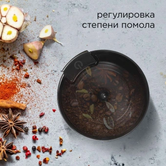 Кофемолка Редмонд CG805 240Вт сист.помол.:ротац.нож вместим.:70гр бежевый - купить недорого с доставкой в интернет-магазине