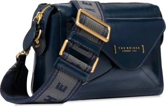 Сумка кросс-боди женская The Bridge Frida 04290401/YH темно-синяя натур.кожа - купить недорого с доставкой в интернет-магазине