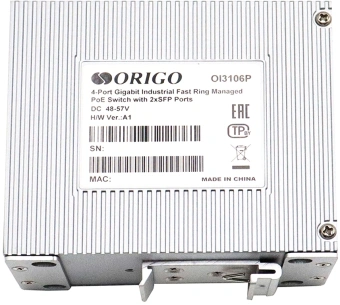 Коммутатор Origo OI3106P/60W OI3106P/60W/A1A (L2) 6x1Гбит/с 2SFP 4PoE+ 60W управляемый - купить недорого с доставкой в интернет-магазине