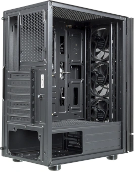 Корпус Formula F-33RGB черный без БП ATX 5x120mm 2x140mm 2xUSB2.0 1xUSB3.0 audio bott PSU - купить недорого с доставкой в интернет-магазине
