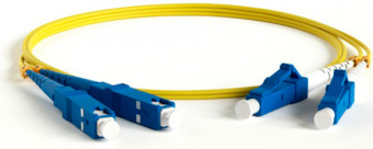 Патч-корд Lanmaster TWT-2LC-2SC/SU-1.0 2x9/125 OS1/OS2 LC дуплекс-SC дуплекс 1м ПВХ желтый - купить недорого с доставкой в интернет-магазине