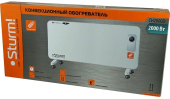 Конвектор Sturm! CH2000D 2000Вт белый - цена, купить или заказать с доставкой в интернет-магазине Конвектор Sturm! CH2000D 2000Вт белый - купить недорого с доставкой в интернет-магазине