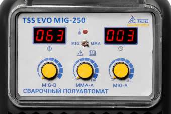 Сварочный полуавтомат ТСС EVO MIG-250 инвертор MIG-MAG/ММА 5.44кВт - купить недорого с доставкой в интернет-магазине