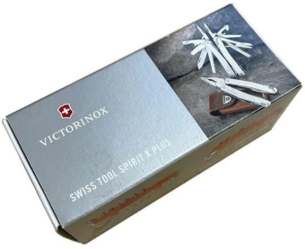 Мультитул Victorinox SwissTool Spirit X (3.0235.L) 105мм 35функц. мини-отвертка/штопор/набор бит/чехол кожаный серебристый подар.коробка - купить недорого с доставкой в интернет-магазине