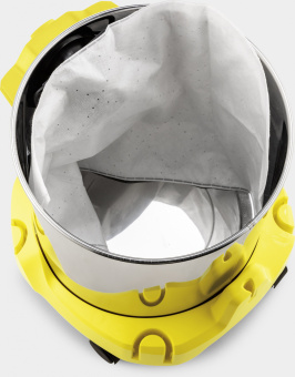 Строительный пылесос Karcher WD 2 Plus S V-15/4/18 1000Вт (уборка: сухая/сбор воды) желтый - купить недорого с доставкой в интернет-магазине