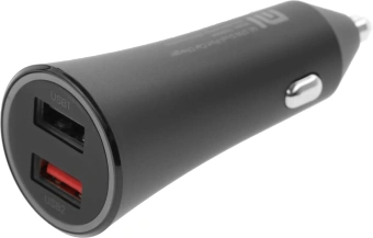 Автомобильное зар./устр. Xiaomi Mi 37W Dual-Port Car Charger 37W 3A+2A 2xUSB универсальное черный (GDS4147GL) - купить недорого с доставкой в интернет-магазине
