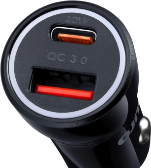 Автомобильное зар./устр. Buro BUCN1 18W 3A (PD+QC) USB-C/USB-A универсальное черный (BUCN18P110BK) - купить недорого с доставкой в интернет-магазине