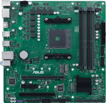 Материнская плата Asus PRO B550M-C/CSM Soc-AM4 AMD B550 4xDDR4 mATX AC`97 8ch(7.1) GbLAN RAID+HDMI+DP - купить недорого с доставкой в интернет-магазине