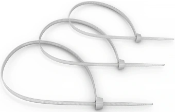 Стяжка пластиковая Cabeus CT-150 150x2.5мм (упак:100шт) нейлон внешний (-40/+85) белый - купить недорого с доставкой в интернет-магазине