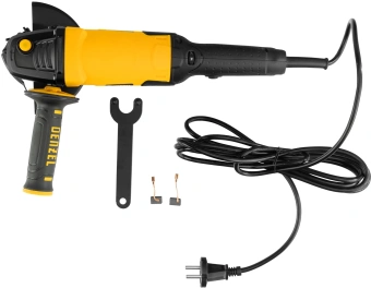 Углошлифовальная машина Denzel AG125-1100A 1100Вт 11000об/мин рез.шпин.:M14 d=125мм (26908) - купить недорого с доставкой в интернет-магазине