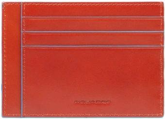 Чехол для кредитных карт Piquadro Blue Square PP2762B2R/CU4 табачный натур.кожа - купить недорого с доставкой в интернет-магазине