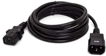 Шнур питания NTSS NTSS-PC13145 C13-С14 проводник.:3x1мм2 3м 220/250В 10А черный - купить недорого с доставкой в интернет-магазине