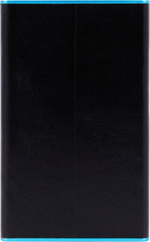 Чехол для кредитных карт Piquadro Blue Square PP4825B2BLR/N черный натур.кожа - купить недорого с доставкой в интернет-магазине