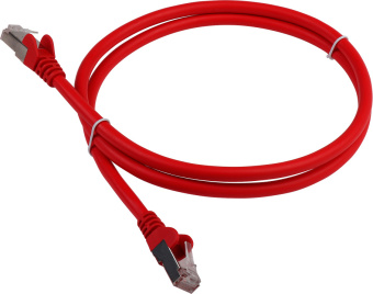 Патч-корд Lanmaster LAN-PC45/S6-1.0-RD FTP RJ-45 вил.-вилка RJ-45 кат.6 1м красный LSZH (уп.:1шт) - купить недорого с доставкой в интернет-магазине
