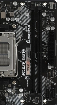 Материнская плата Biostar B650MT Socket AM5 AMD B650 2xDDR5 mATX AC`97 8ch(7.1) GbLAN RAID+HDMI+DP - купить недорого с доставкой в интернет-магазине