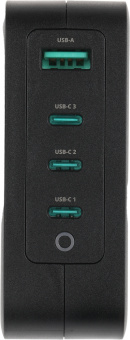 Блок питания TopON TOP-GaN-130WB автоматический 130W 5V-20V 5A 4xUSB от бытовой электросети LED индикатор - купить недорого с доставкой в интернет-магазине