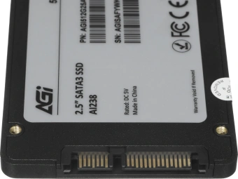 Накопитель SSD AGi SATA-III 512GB AGI512G25AI238 AI238 2.5" - купить недорого с доставкой в интернет-магазине