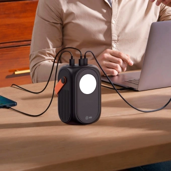 Мобильный аккумулятор Cactus CS-PBFSUD-60000 60000mAh 80W 4.5A черный - купить недорого с доставкой в интернет-магазине