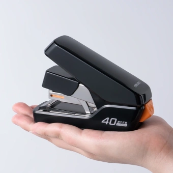 Степлер настольный Deli 0370SBLACK Exceed 24/6 26/6 (40листов) снижение усилия черный 100скоб коробка - купить недорого с доставкой в интернет-магазине