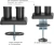 Кронштейн для мониторов Kromax OFFICE-15 черный 15"-32" макс.10кг настольный поворот и наклон - купить недорого с доставкой в интернет-магазине
