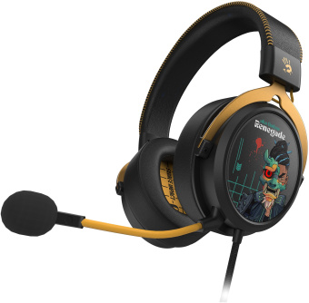 Наушники с микрофоном A4Tech Bloody M595 Renegade черный/рисунок 2.3м мониторные USB оголовье (M595) - купить недорого с доставкой в интернет-магазине