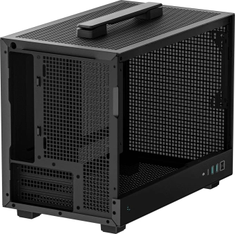 Корпус Deepcool CH160 черный без БП miniITX 7x120mm 1xUSB3.0 audio bott PSU - купить недорого с доставкой в интернет-магазине